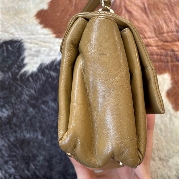 3.1 Phillip Lim Olive Alix Soft Leather Paperclip Chain Crossbody Bag Orig $695 - Picture 9 of 15